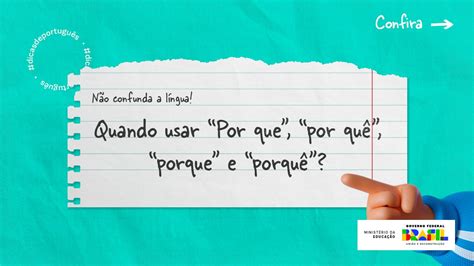 Ministério da Educação on Twitter Não confunda a língua Quando