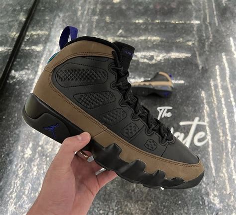 Air Jordan 9 Olive Concord CT8019 034 Release Date JustFreshKicks