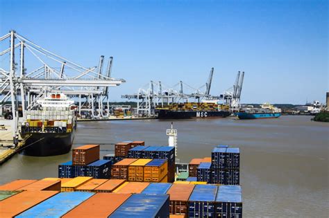 Port Of Savannah Gets New Ship To Shore Cranes