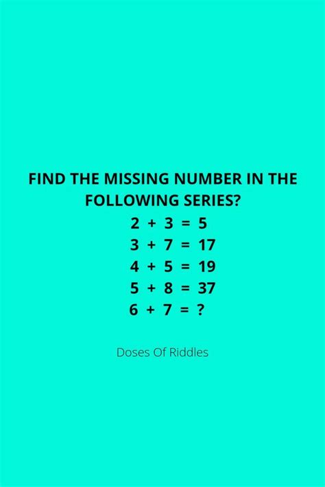 Maths Riddles With Answers Math Riddles With Answers Math Riddles