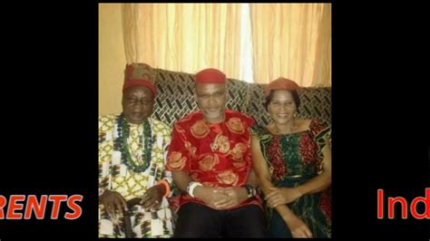 BiafraNnamdi Kanu Arrives His Hometown In Umuahia Meets His Parents