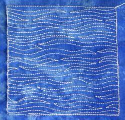 Water Looking The Free Motion Quilting Project Day 23 Striated