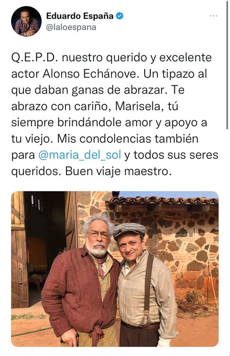 Alonso Ech Nove Famoso Actor Mexicano Muere A Los Fotos