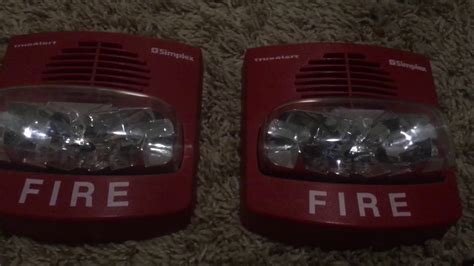 My Second Simplex True Alert Horn Strobe And My Fire Alarm Intro Youtube