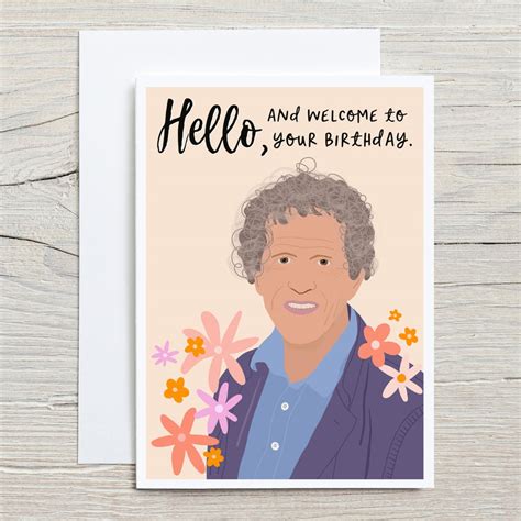 Monty Don Gardeners World Birthday Card Sweetlove Press