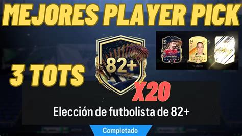 MIS 20 PLAYER PICK DE JUGADORES 82 MEJORES PLAYER PICK MERECEN LA