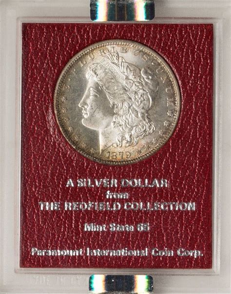 1879 S 1 Redfield Hoard Ms64 Ngc Beautifully Toned Morgan Silver Dollar Ebay