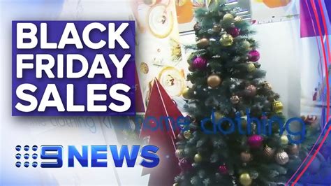 Retailers prepare for busiest Black Friday sales | Nine News Australia ...