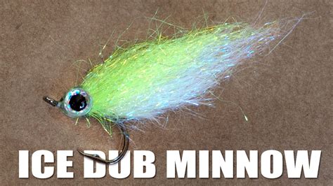 Fly Tying Ice Dub Minnow Youtube