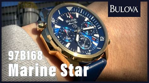 Unboxing The Bulova Marine Star 97B168 YouTube