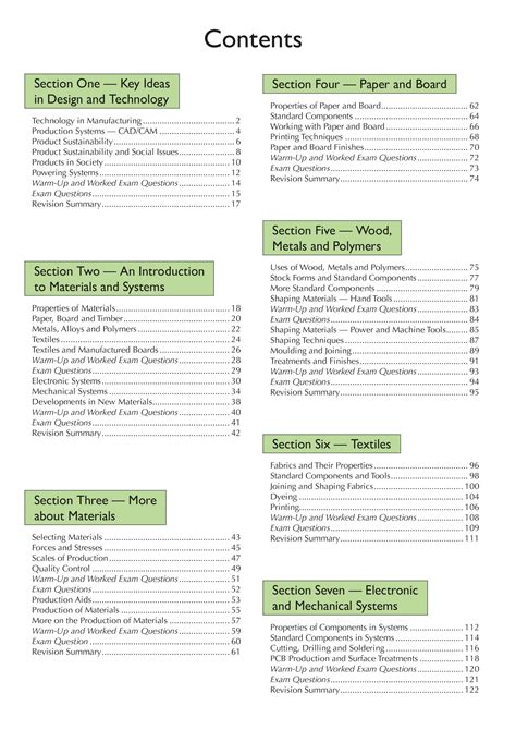 New Gcse Design Technology Aqa Complete Revision Practice With