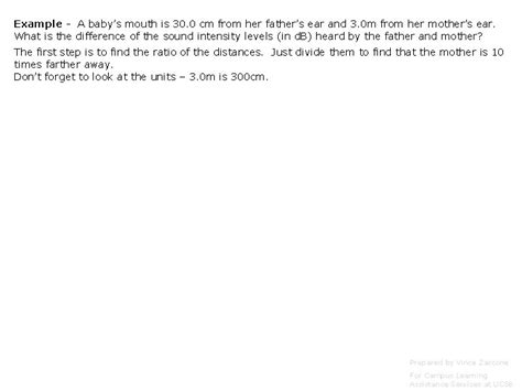 Physics 6 B Decibels And Doppler Effect Prepared