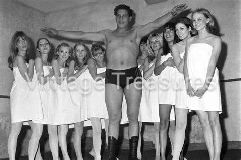 Andre The Giant And The Girls Etsy