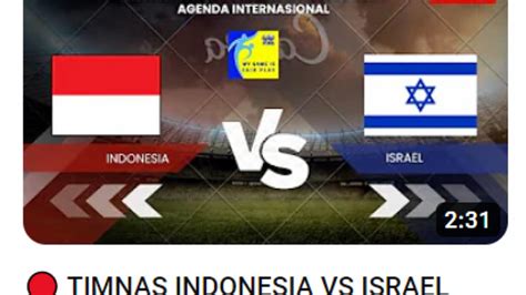 Cek Fakta Timnas Indonesia Hadapi Israel Di Fifa Matchday Benarkah