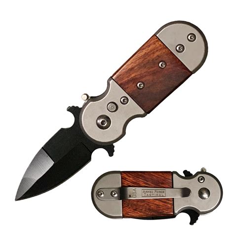 3 Closed Mini Auto Covert Pocket Knife Push Button Switchbl