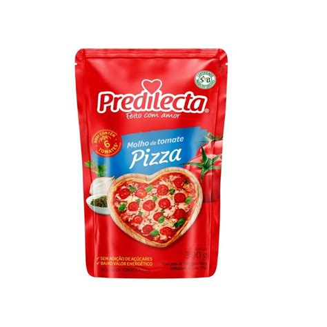 MOLHO DE TOMATE PIZZA 300G PREDILECTA Brasão Embalagens