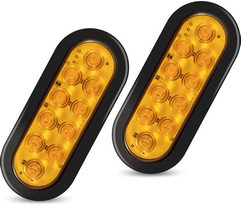 Amazon Npauto Oval Led Trailer Lights White Led Reverse