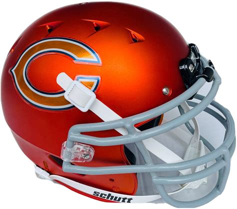 Chicago Bears Authentic FULL SIZE Custom Blaze Orange Helmet Justin ...