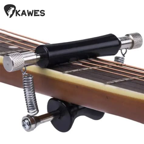 Kawes Guitar Rolling Glider Capo Rolling Guitar Capo Easy Sliding Up And Down For Folk Classic