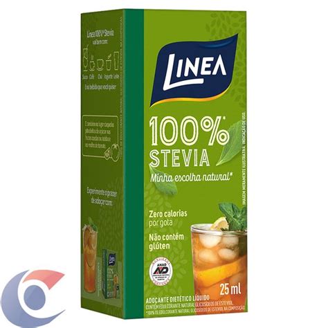 Adoçante Líquido Linea Adoçado Com Stévia 25ml Carone