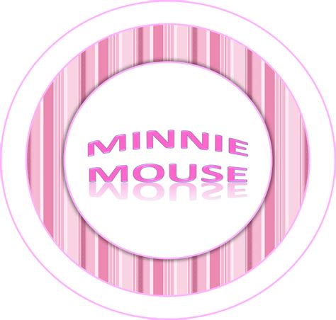 Download Minnie In Pink Party Toppers Or Free Printable Candy Minnie