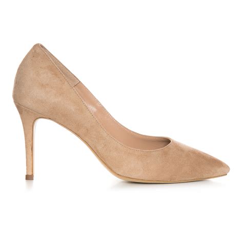 Pantofi Stiletto Piele Intoarsa Nude L5 Orice Culoare Pantofi Piele