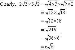 multiplication  surds