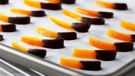 Recette D Corces D Oranges Confites Au Chocolat Zeste