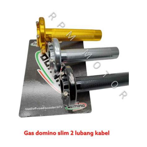 Jual Slongsong Gas Spontan Domino 2 Lubang Model SLIM Full CNC