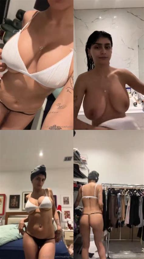 Mia Khalifa Nude Lingerie Try On Onlyfans Video Leaked Lewd Influencers