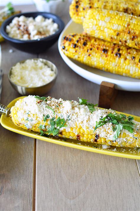 Elotes Grilled Mexican Street Corn Gluten Free With Dairy Free