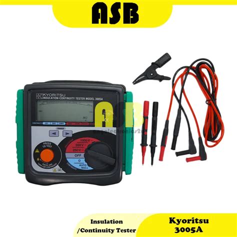 Kyoritsu 3005A Digital Insulation Continuity Tester 362007023 Lazada