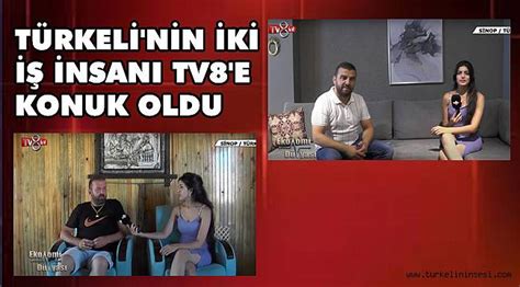 Türkeli nin iki iş insanı TV8 e konuk oldu Ekonomi Türkeli nin Sesi