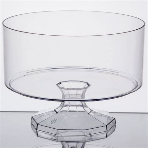 Fineline Platter Pleasers 3530 Cl 38 Oz Clear Trifle Bowl 6case