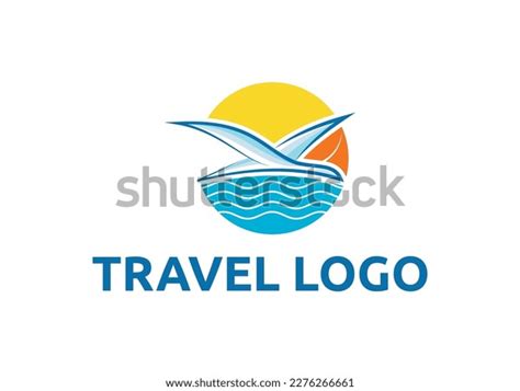 Travel Logo Design Vector Logotemplate Vector Stock Vector (Royalty ...