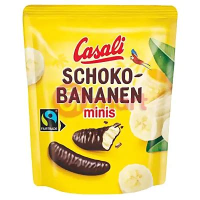 Casali Schoko Bananen Mini G Obchod S Potravinami Rozvoz Po Cel