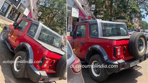 Indias First Modified Mahindra Thar Pickup Looks Butch Car Blog India