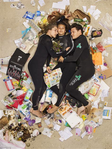 How Throwaway Idea To Get Friends And Neighbors To Pose With A Weeks Worth Of Their Trash