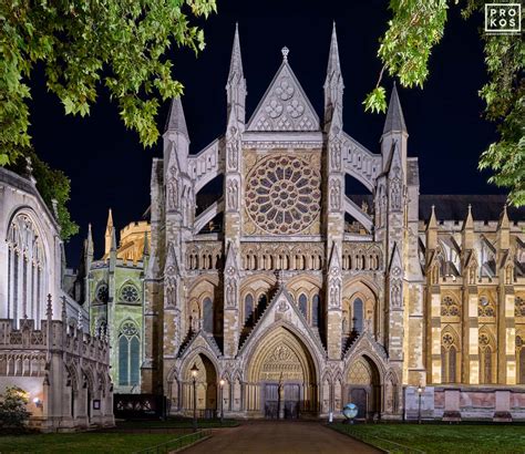 Westminster Abbey At Night I Night Photography By Andrew Prokos