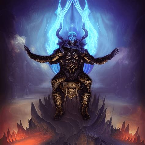 Cinematic Graphic Of An Arch Demon God Reclaiming His Throne Creative