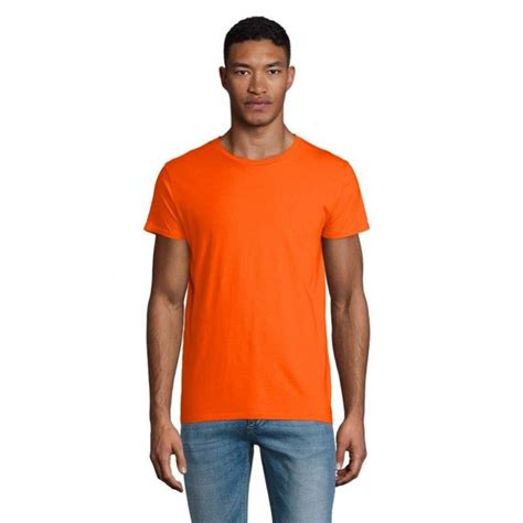 Sol S Tee Shirt Homme Jersey Col Rond Ajust Crusader Men Orange