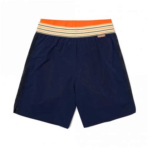 Lacoste Sport Roland Garros Navy Blue Orange Shorts Extreme Tennis