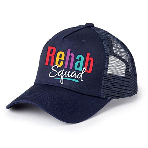 Rehab Squad Mesh Back Trucker Cap Positive Promotions