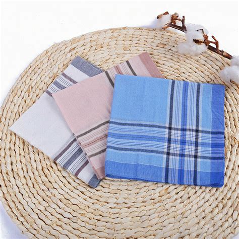 Pcs Mens Handkerchiefs Gents Hankies Cotton Blend Hankerchiefs Hanky