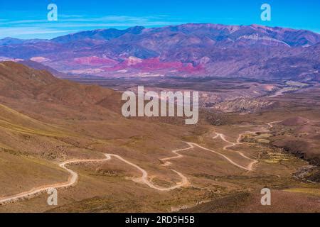 Cerro De 14 Colores Mountains Of 14 Colours Andes Altitude 4350m