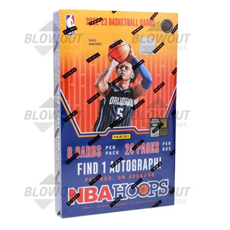 2022 23 Panini NBA Hoops Basketball Hobby Box