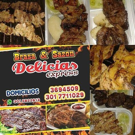 Menu at Braza y sazón Delicias Express restaurant Colombia