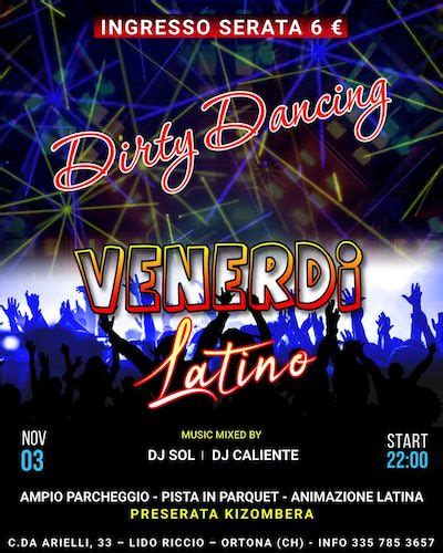 Dirty Dancing Il Venerd Latino Serata Del Novembre