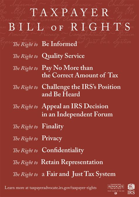 IRS Adopts Taxpayer Bill Of Rights