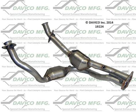 Davico Mfg Catalytic Converter P N 19224 Fits Select 2004 2006 FORD